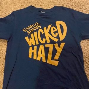 Samuel Adams Wicked Hazy beer shirt.